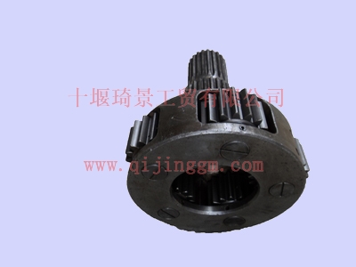 東風(fēng)變速箱9s1600副箱輸出軸帶行星輪總成1700T-520_東風(fēng)變速箱配件